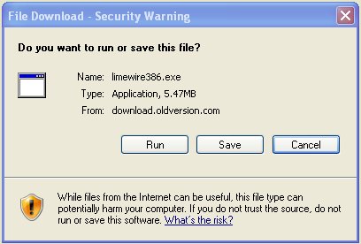 Download pop-up